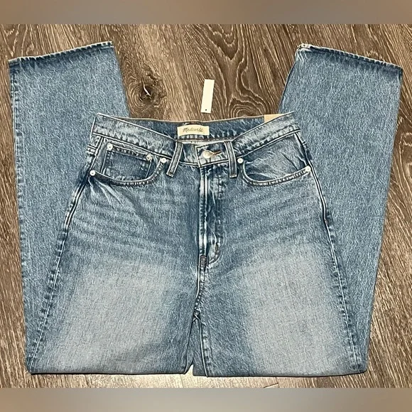 Host pick 🎉 NWT Madewell Size 27 Perfect Vintage Straight Jean in Seyland Wash - Picture 3 of 6